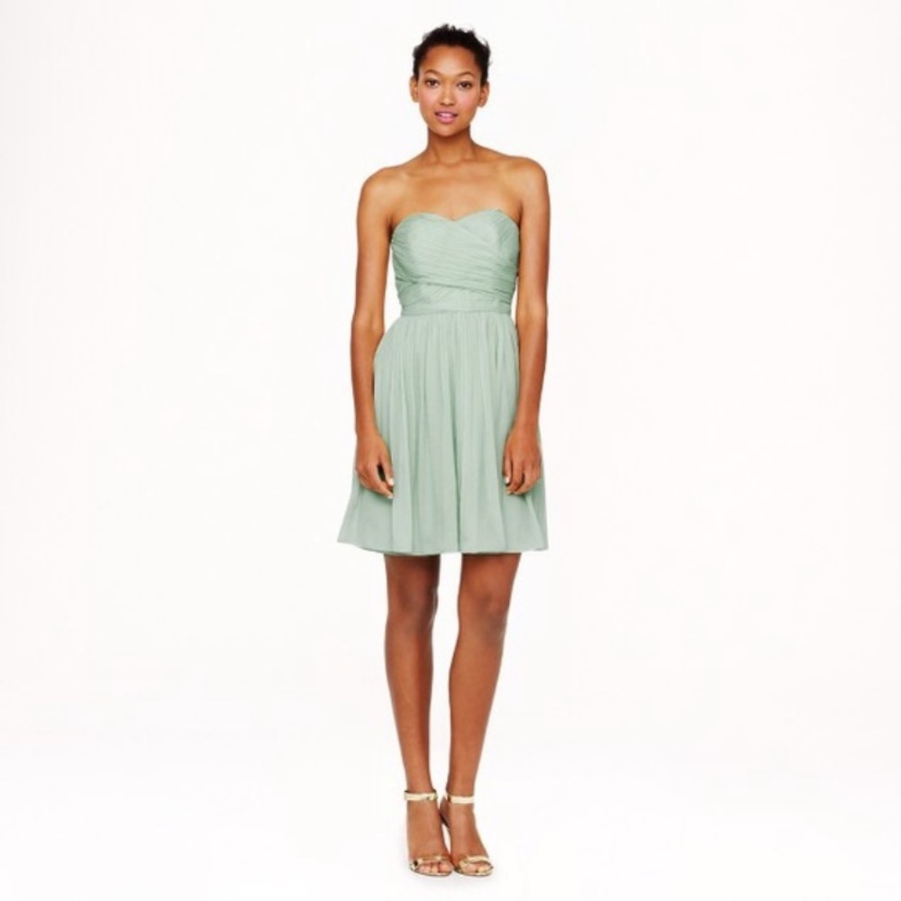J.  Crew silk chiffon Arabelle dress